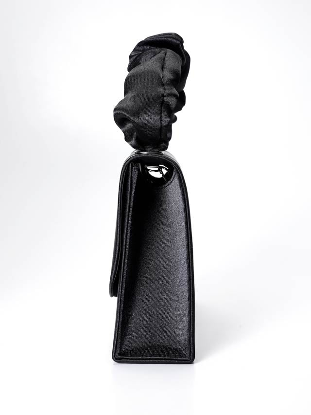 8/4新作![2way]Vビジューシャーリングハンドル＆ショルダーバッグ