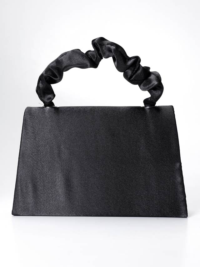 8/4新作![2way]Vビジューシャーリングハンドル＆ショルダーバッグ