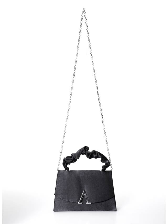 8/4新作![2way]Vビジューシャーリングハンドル＆ショルダーバッグ