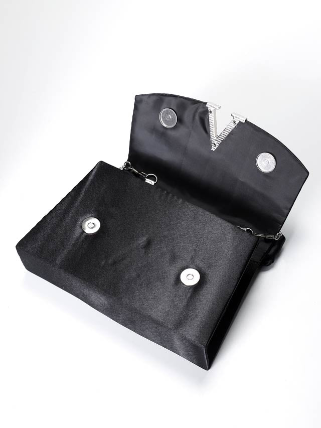 8/4新作![2way]Vビジューシャーリングハンドル＆ショルダーバッグ