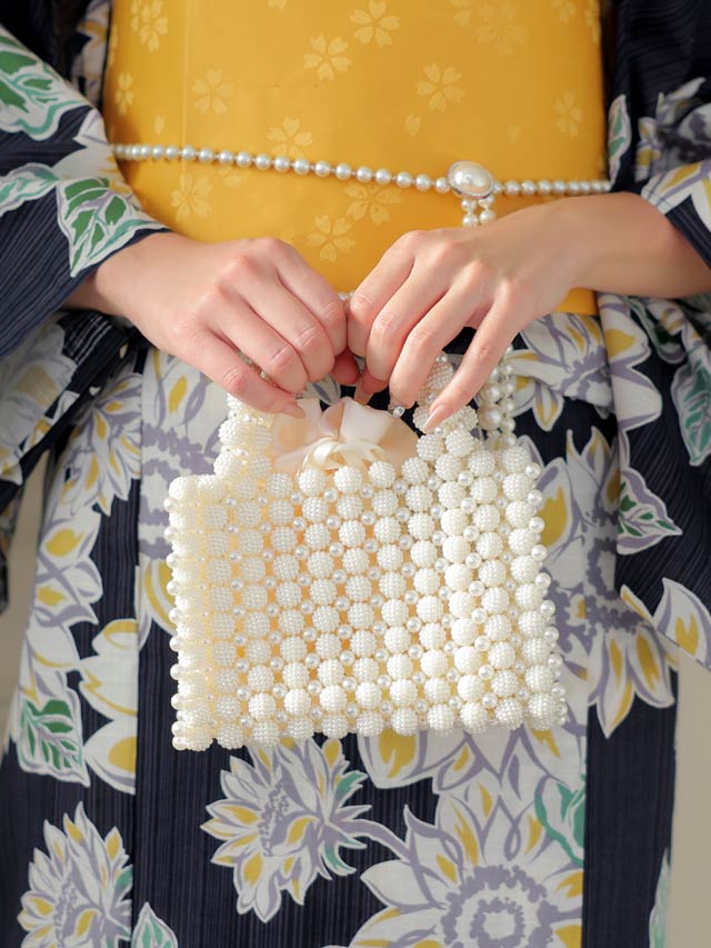 [単品] Sweetパールバッグ【YUKATA by dazzy 2025】