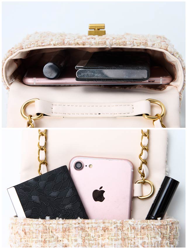 8/1再入荷! ミックスツイードバックルショルダーバッグ