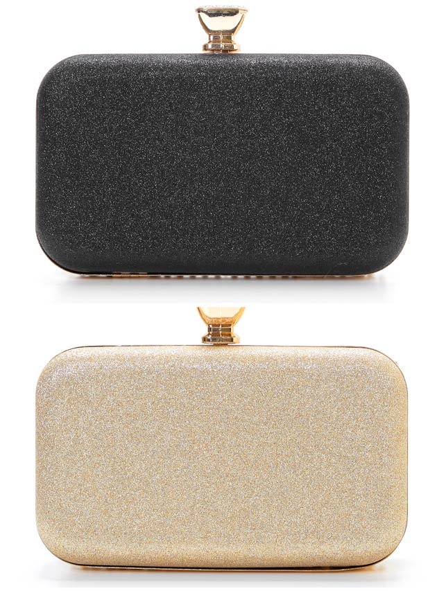 [2way]ゴージャスラメフラワービジュークラッチバッグ