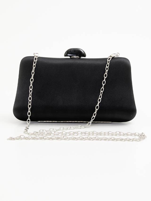 [2way]グロッシーサテンクラッチバッグ