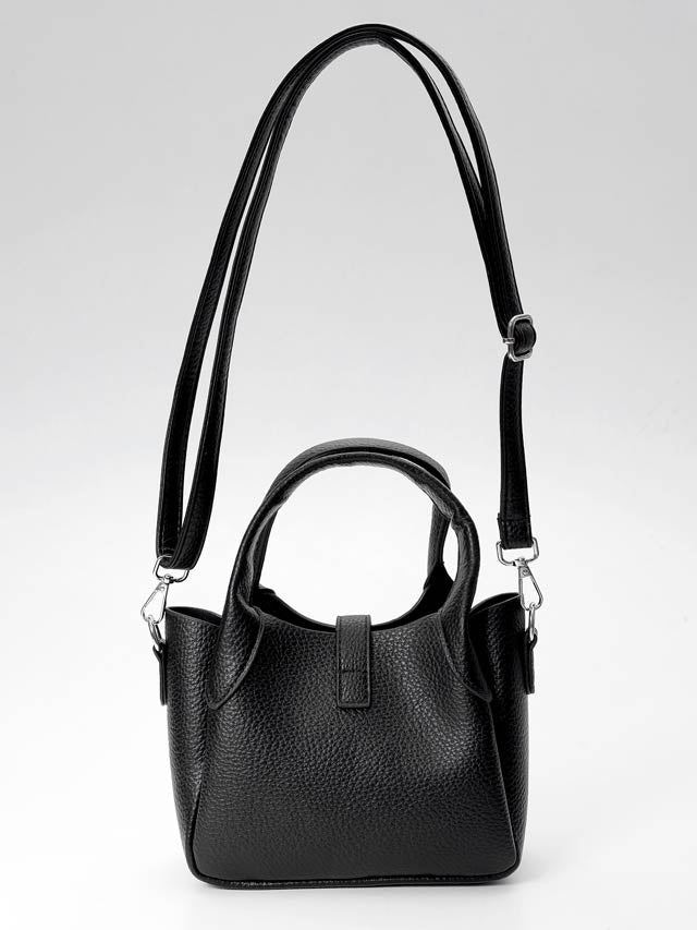 8/6新作![2way]センターバックルベルトハンド＆ショルダーバッグ