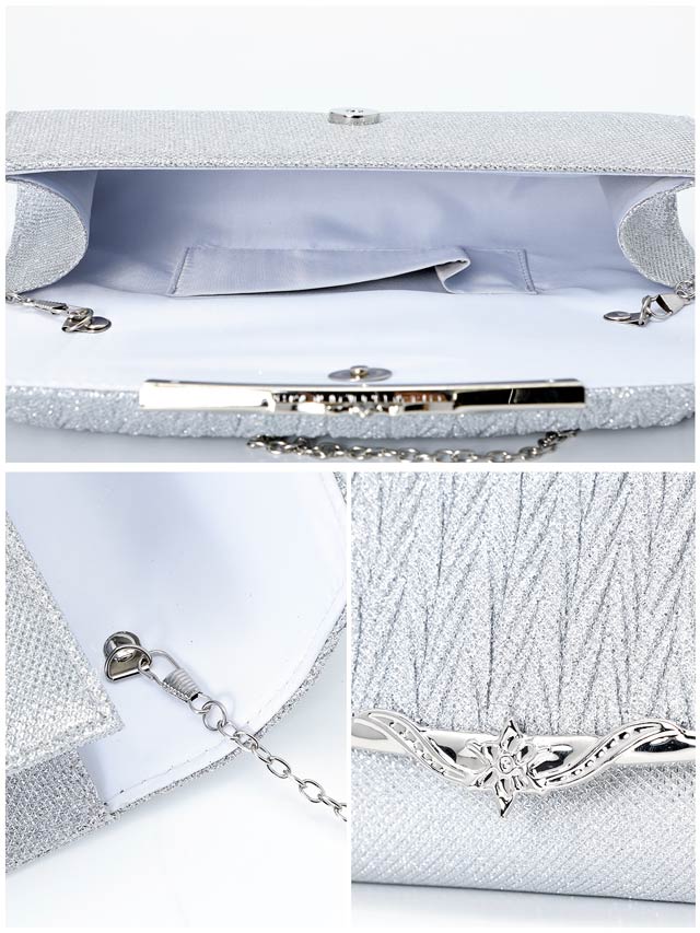 7/15再販予定!メタリックグリッタークラッチバッグ【入荷通知登録推奨】