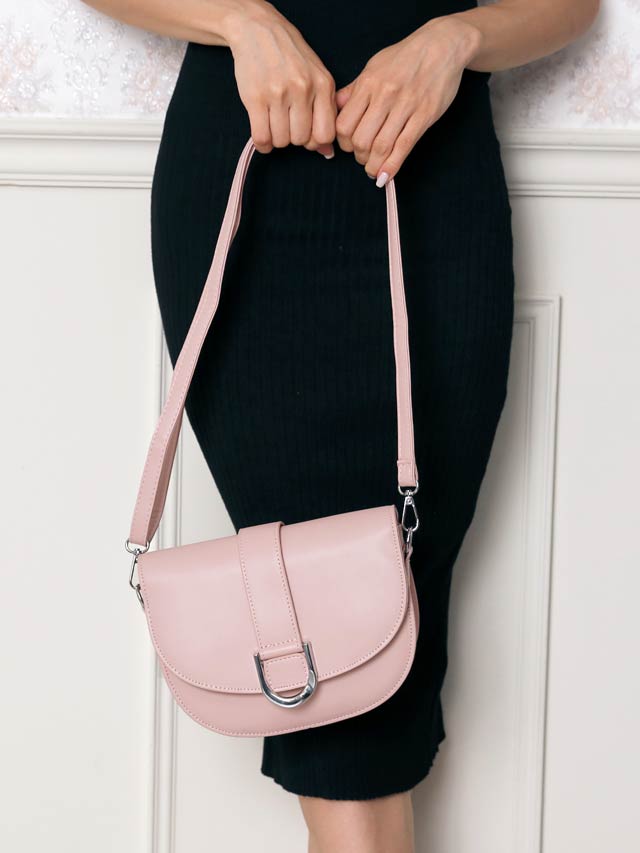 [2way]シルバーバックルハンド＆ショルダーバッグ