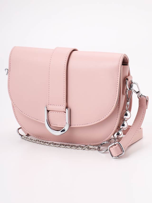 [2way]シルバーバックルハンド＆ショルダーバッグ