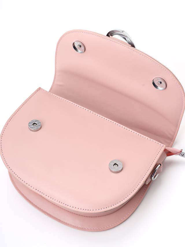 [2way]シルバーバックルハンド＆ショルダーバッグ