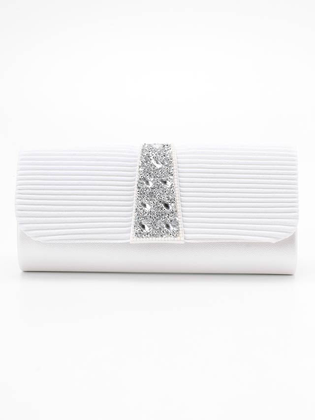 [2way]ゴージャスフロントビジュークラッチバッグ＆ショルダーバッグ