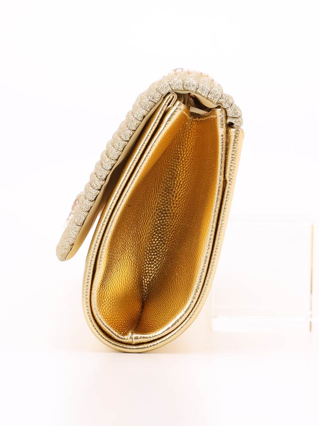 [2way]ゴージャスフロントビジュークラッチバッグ＆ショルダーバッグ