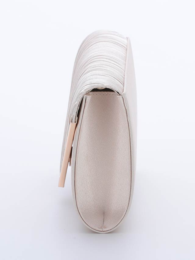 7/10再入荷![全3色][2way]プリーツレタークラッチバッグ