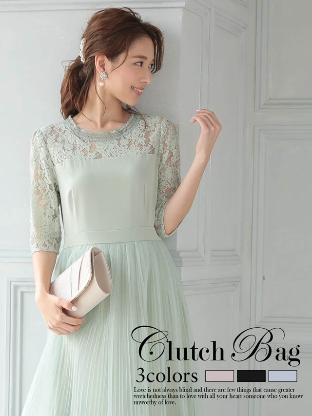 7/10再入荷![2way]バイカラークラッチバッグ