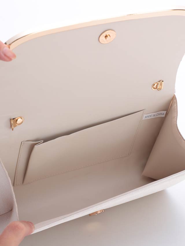 7/10再入荷![2way]バイカラークラッチバッグ