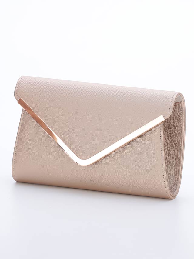 7/10再入荷![全3色][2way]シンプルデザインレタークラッチバッグ