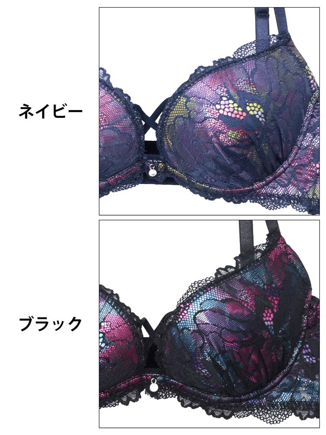 8/6新作!【Tバック】ルミナスシャドウブルームブラジャー&バック透けTバックショーツ[推し][人気]