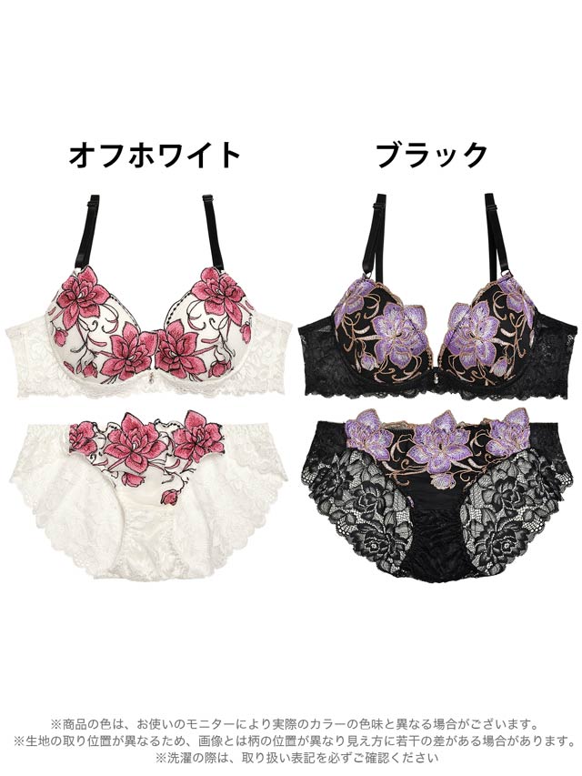 8/7再販!クラシックグロウピオニー育乳脇高ブラジャー&バック透けフルバックショーツ [推し][人気]