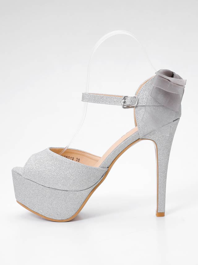 6/20新作![12.5cmヒール]オーロララメストライプオープントゥパンプス[dazzyオリジナル]