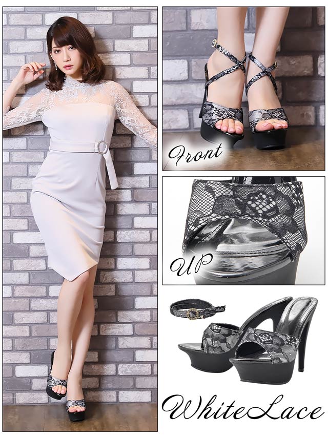 7/3再入荷![13cmヒール]3wayシンプルくびれストームサンダル[dazzyオリジナル]