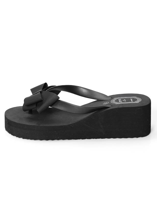 リボンデザインビーチサンダル【dazzy beach/2025ビキニ】