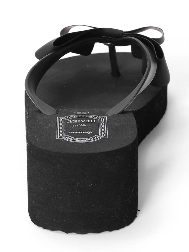 リボンデザインビーチサンダル【dazzy beach/2025ビキニ】