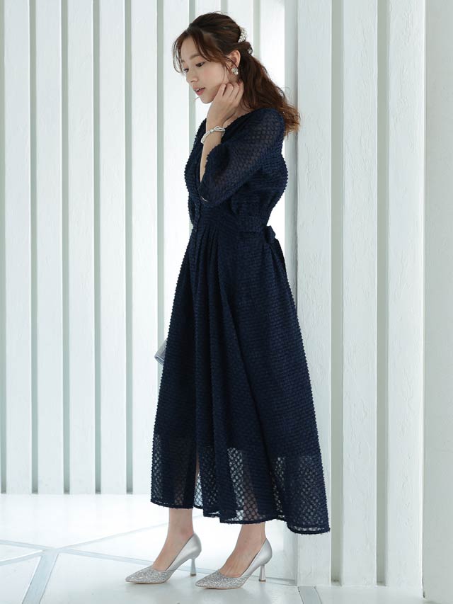 7/25再入荷![7cmヒール]グリッターエナメルパンプス