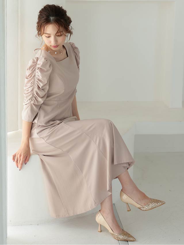 7/25再入荷![7cmヒール]グリッターエナメルパンプス