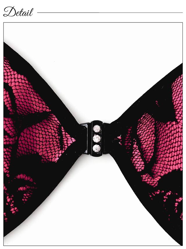 dazzyオリジナル総レースヌードブラ