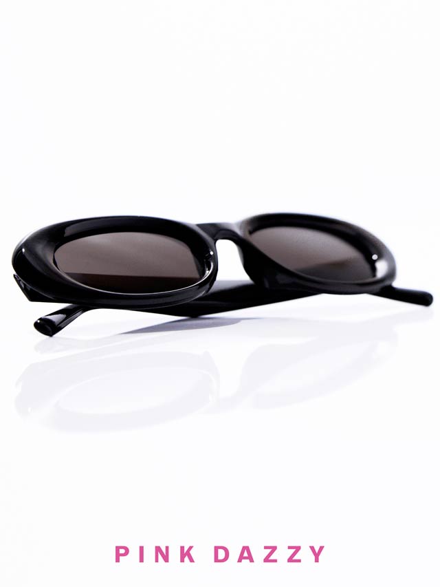 オーバルスモールフレームサングラス