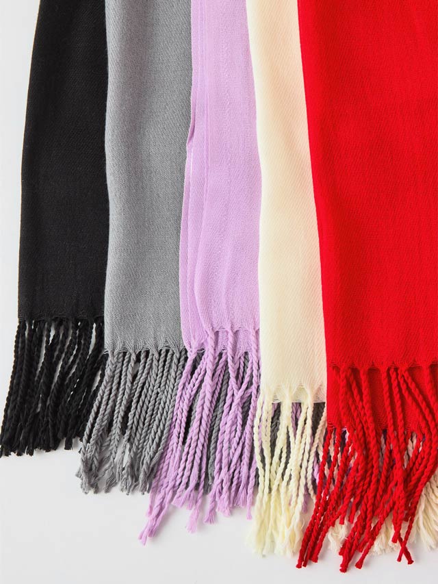 6/5再入荷! シンプルカラー大判ストール