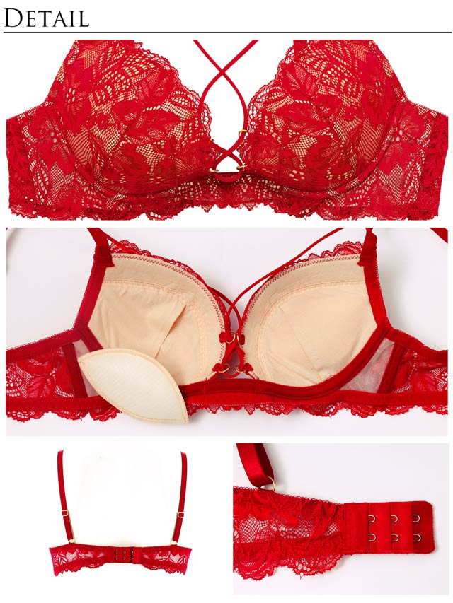 7/17再販!【Tバック】【Reinest】スピンドルレーシィカットブラジャー&バック透けTバックショーツ[推し]