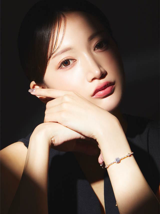 6/19再入荷!オーロラストーンラインブレスレット