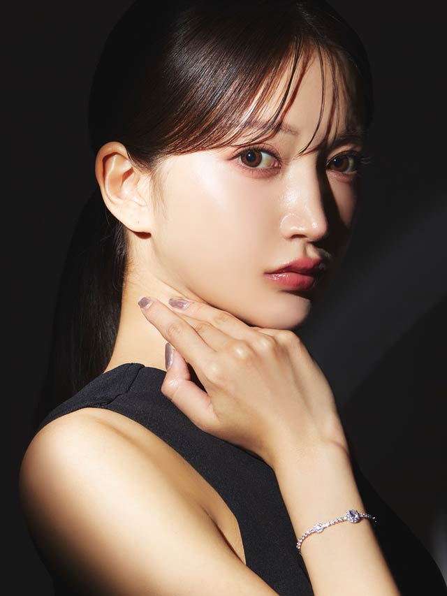 6/19再入荷!オーロラストーンラインブレスレット