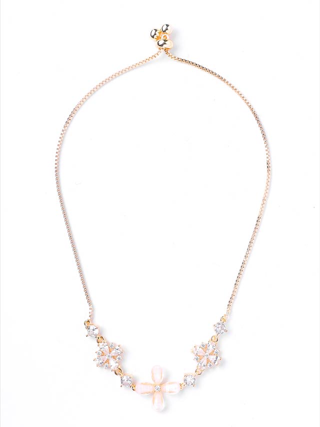 6/18新作!フェミニンビジューフラワーブレスレット