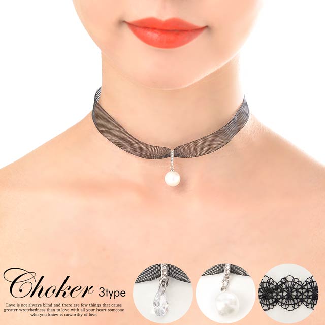 シアー×シンプルチョーカー［アクセサリー］