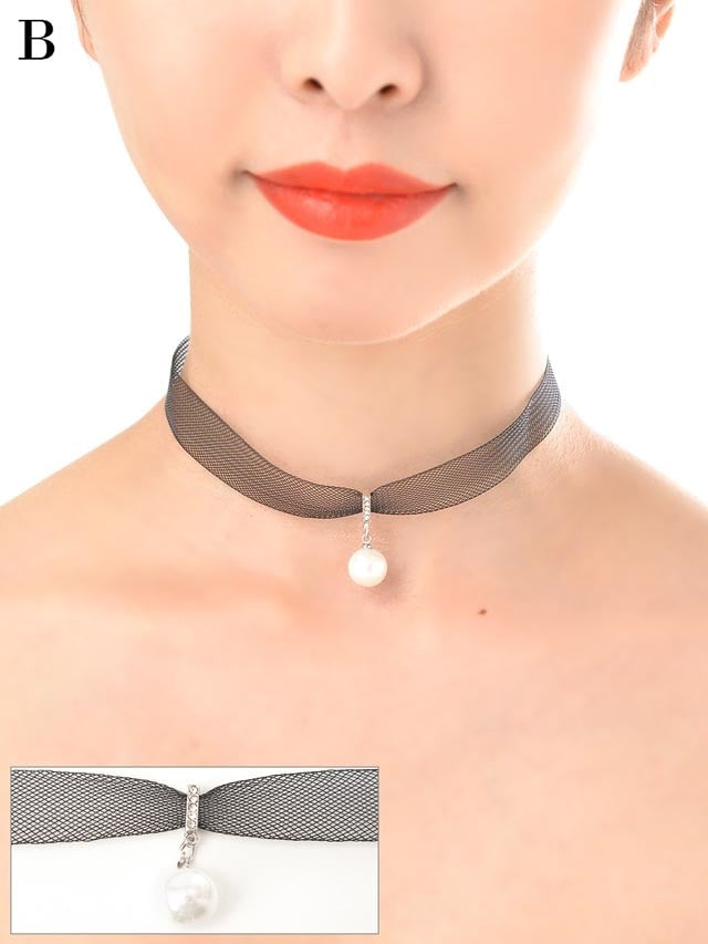 シアー×シンプルチョーカー［アクセサリー］