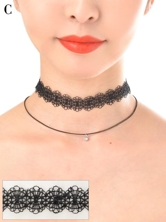 シアー×シンプルチョーカー［アクセサリー］