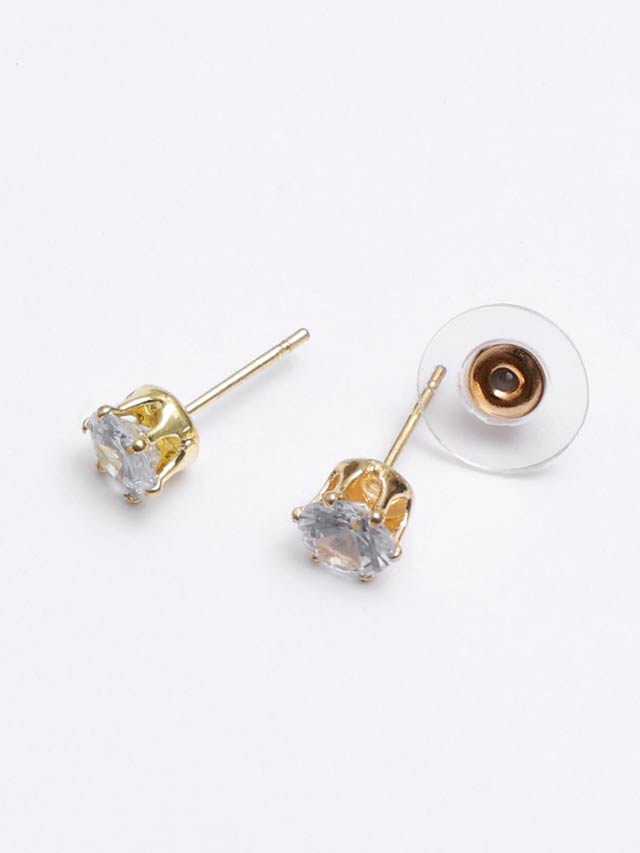 6/25新作![2点SET]グレースビジューネックレス＆ピアスセット