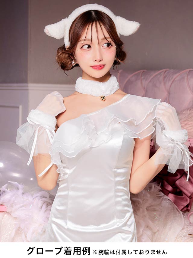 《ハロウィン早得★送料無料》ボリュームチュールリボングローブ【2025ハロウィン/コスプレ】