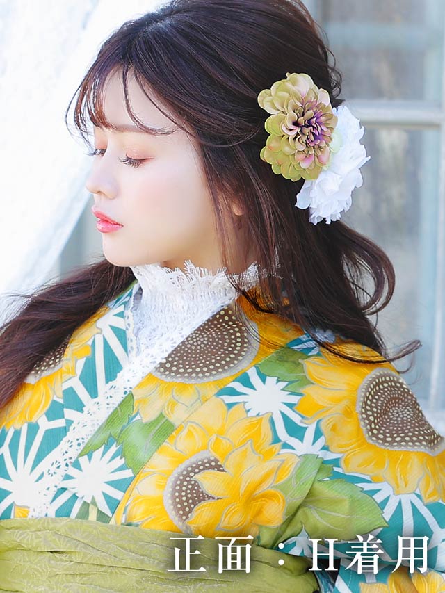 [単品]グラデーションコサージュ単品【YUKATA by dazzy 2025】